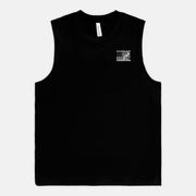 No Dog Left Behind Jersey Muscle Tank Black