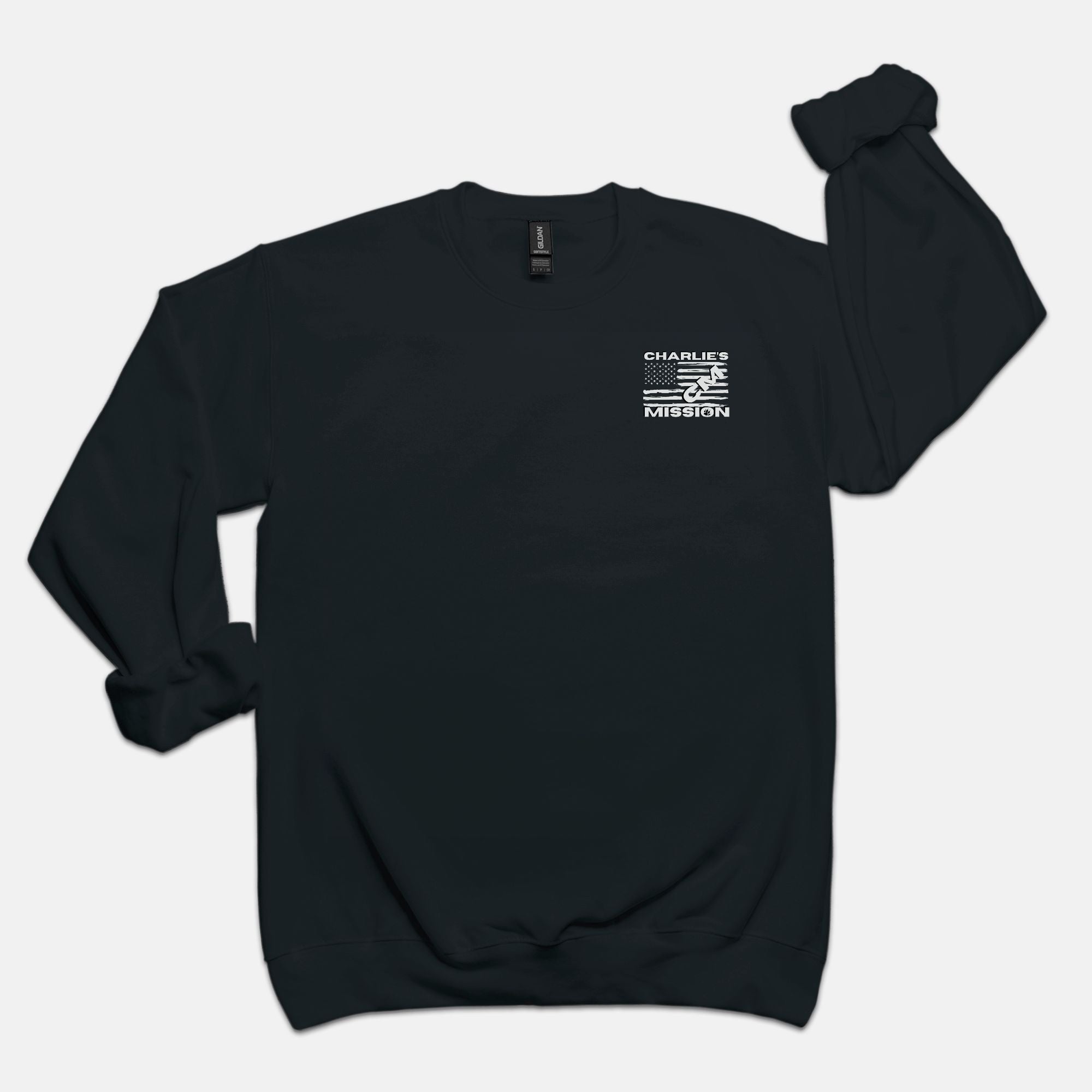 No Dog Left Behind Sweatshirt Black