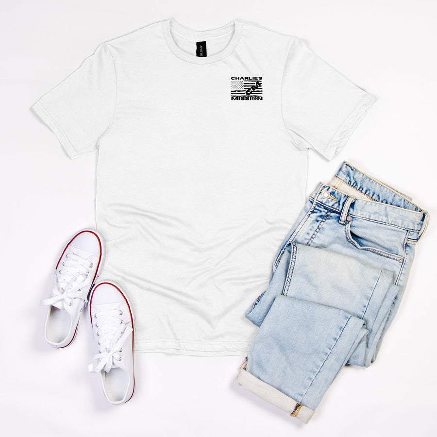 No Dog Left Behind T-Shirt White
