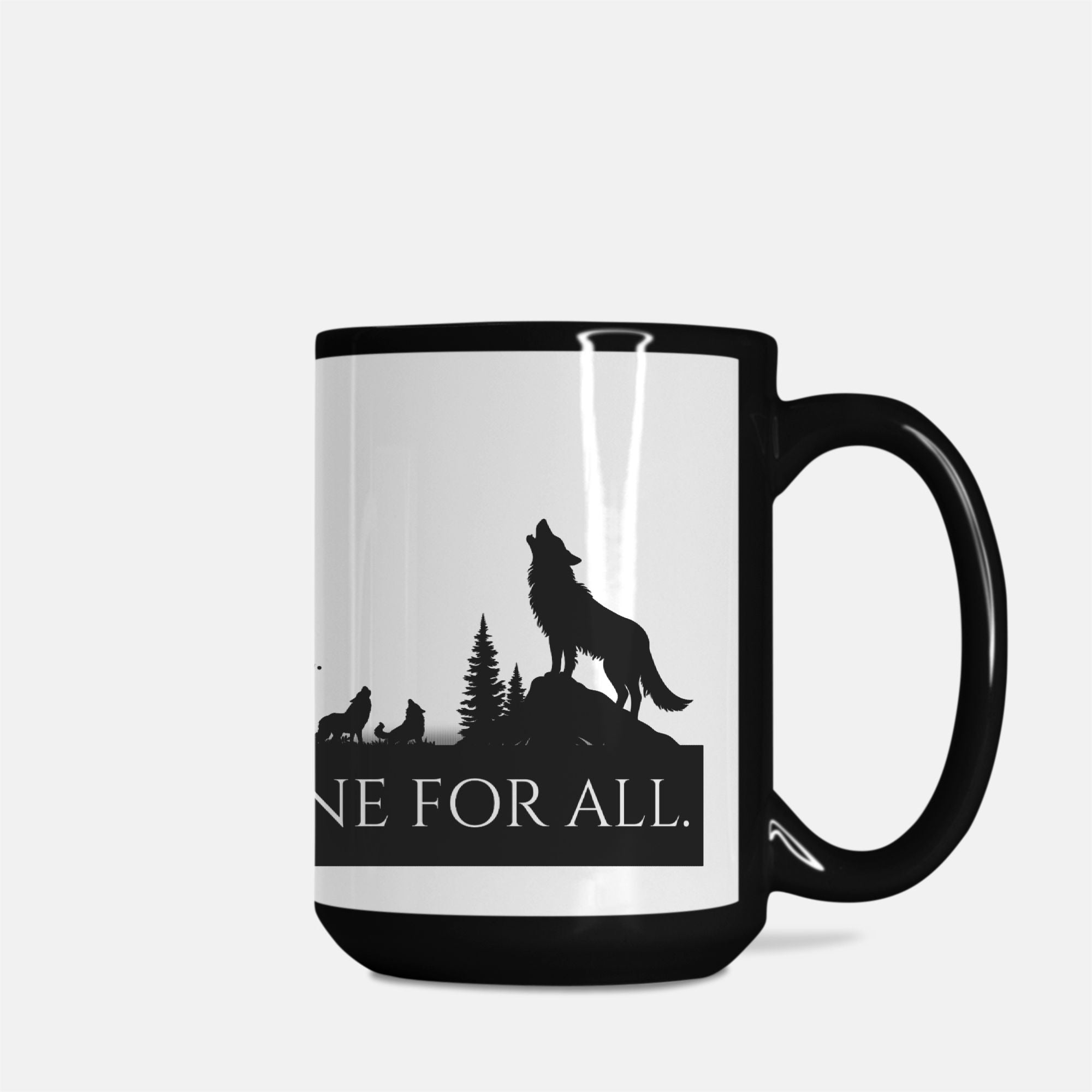 All For One.  One For All Ceramic Mug 15oz