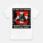 No Dog Left Behind T-Shirt White