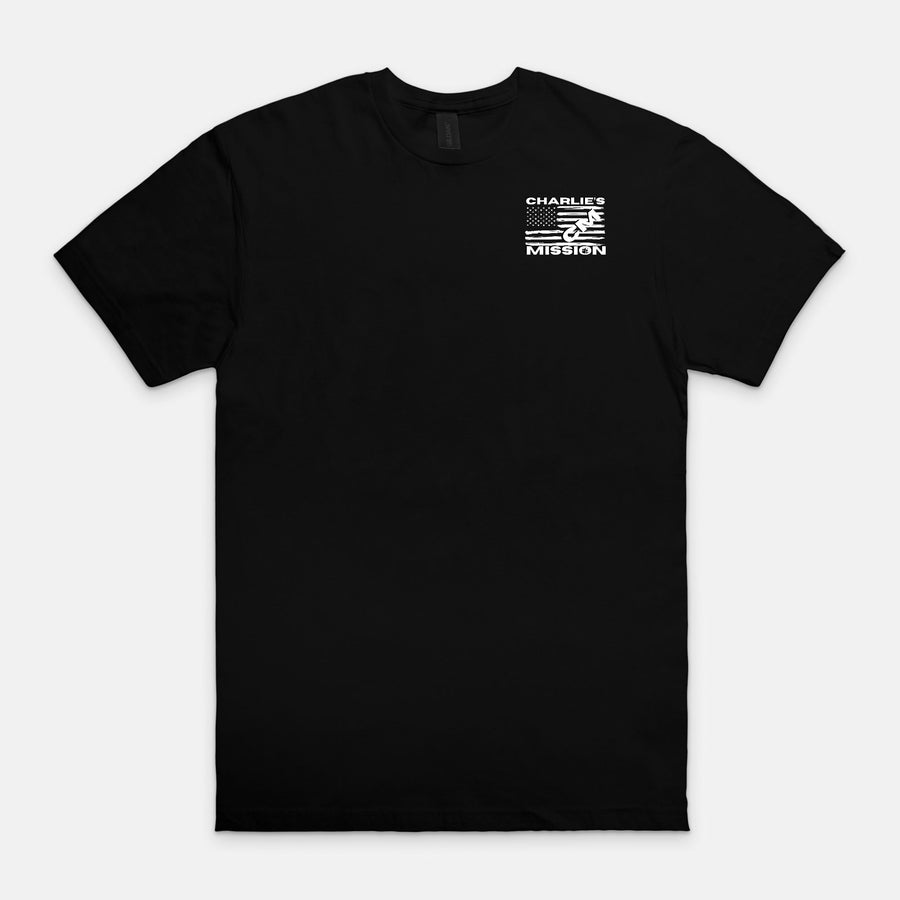 No Dog Left Behind T-Shirt Black
